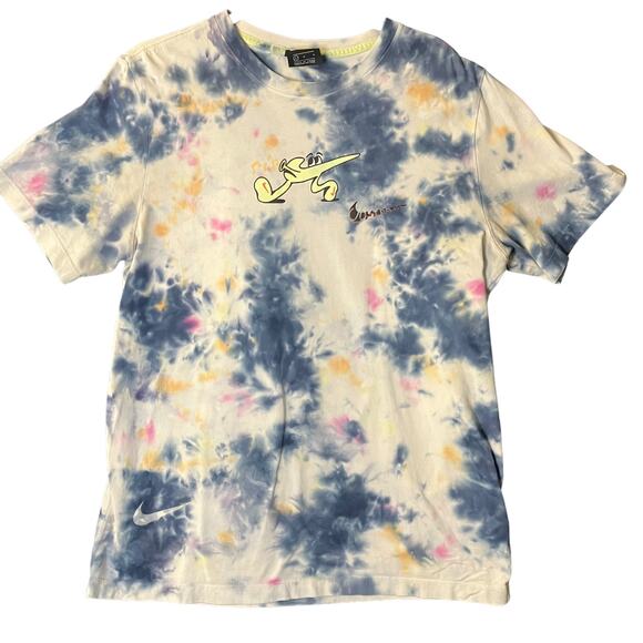 Nike 2021 QR Tag It's A Revolution Tie Dye T-Shirt Size Large - Picture 1 of 8
